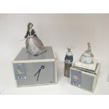Two boxed Lladro figures Angela Sounds of Summer a