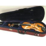 A cased good Swedish violin by Sten Nilsson of Sto