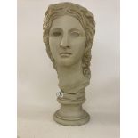 A large cast classic bust, 53cm.