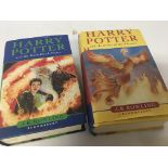 Two first Edtion Harry Potter books by JK Rowling