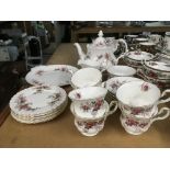 A Royal Albert tea set in Lavender Rose pattern, t