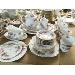 A collection of Royal Albert tea and dinnerware in