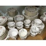 A collection of Royal Albert tea and dinnerware in