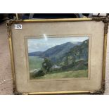 Henry Jutsum, 1816-1869, gilt framed oil painting