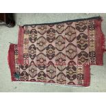 2 vintage hand oven Kilims