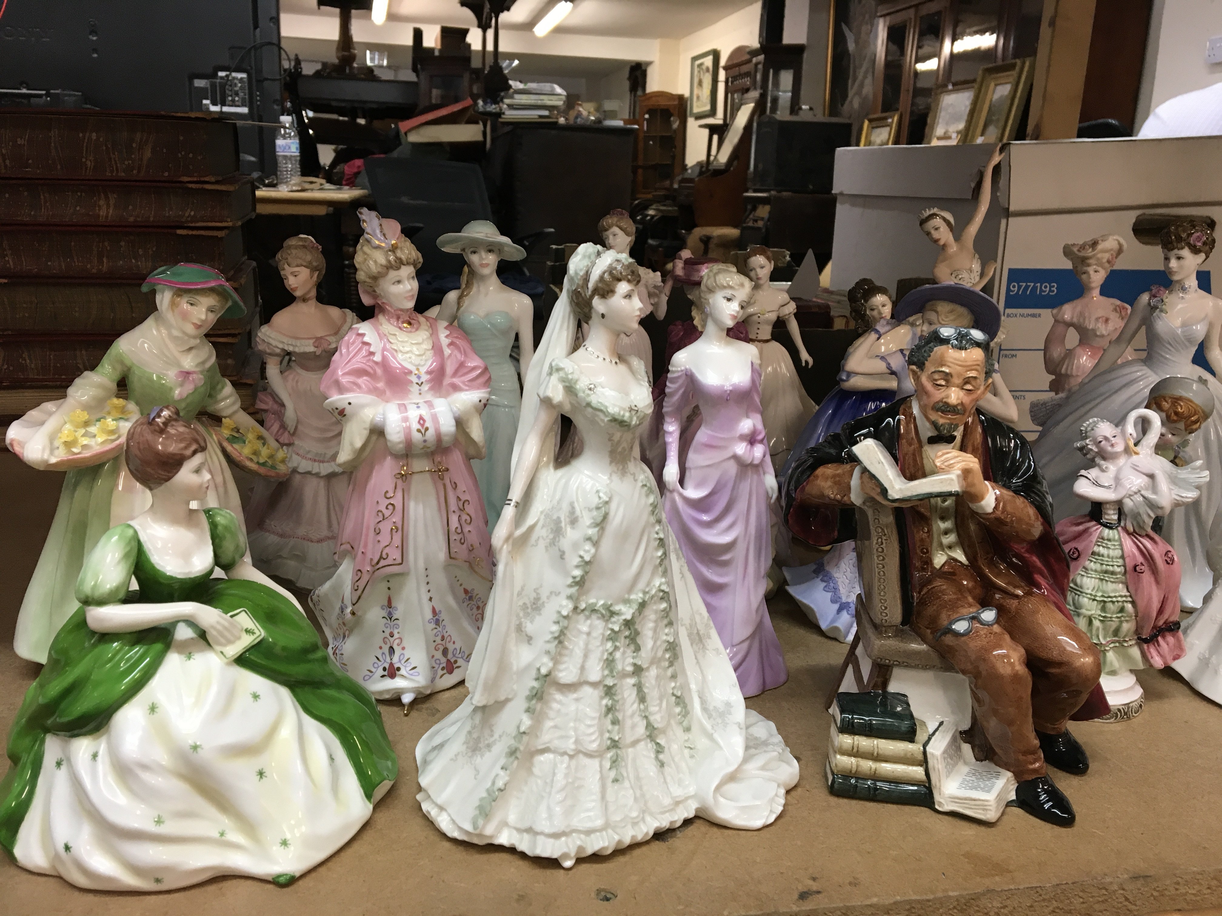 A collection of porcelain figurines including Coal - Image 2 of 4