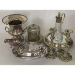 A selection if good quality silver plated items.