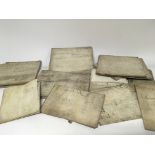 A collection of 18th century and 19th century deed