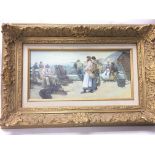 A framed Newlyn style oil painting circa 20th cent