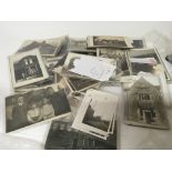 A collection of postcards of British town houses d