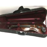 A cased good Scottish violin by James Murray of Du
