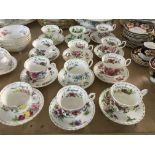 A collection of Royal Albert flower of the month c