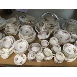 An extensive Royal Albert tea and dinner service i