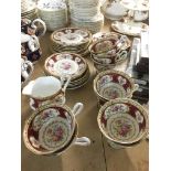 A collection of Royal Albert tea ware in 'Lady Ham