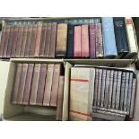 Three boxes of books various including Shakespeare, Thomas Hardy, Tennyson and others