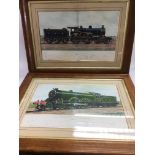 A pair of Great Eastern locomotive prints, approx