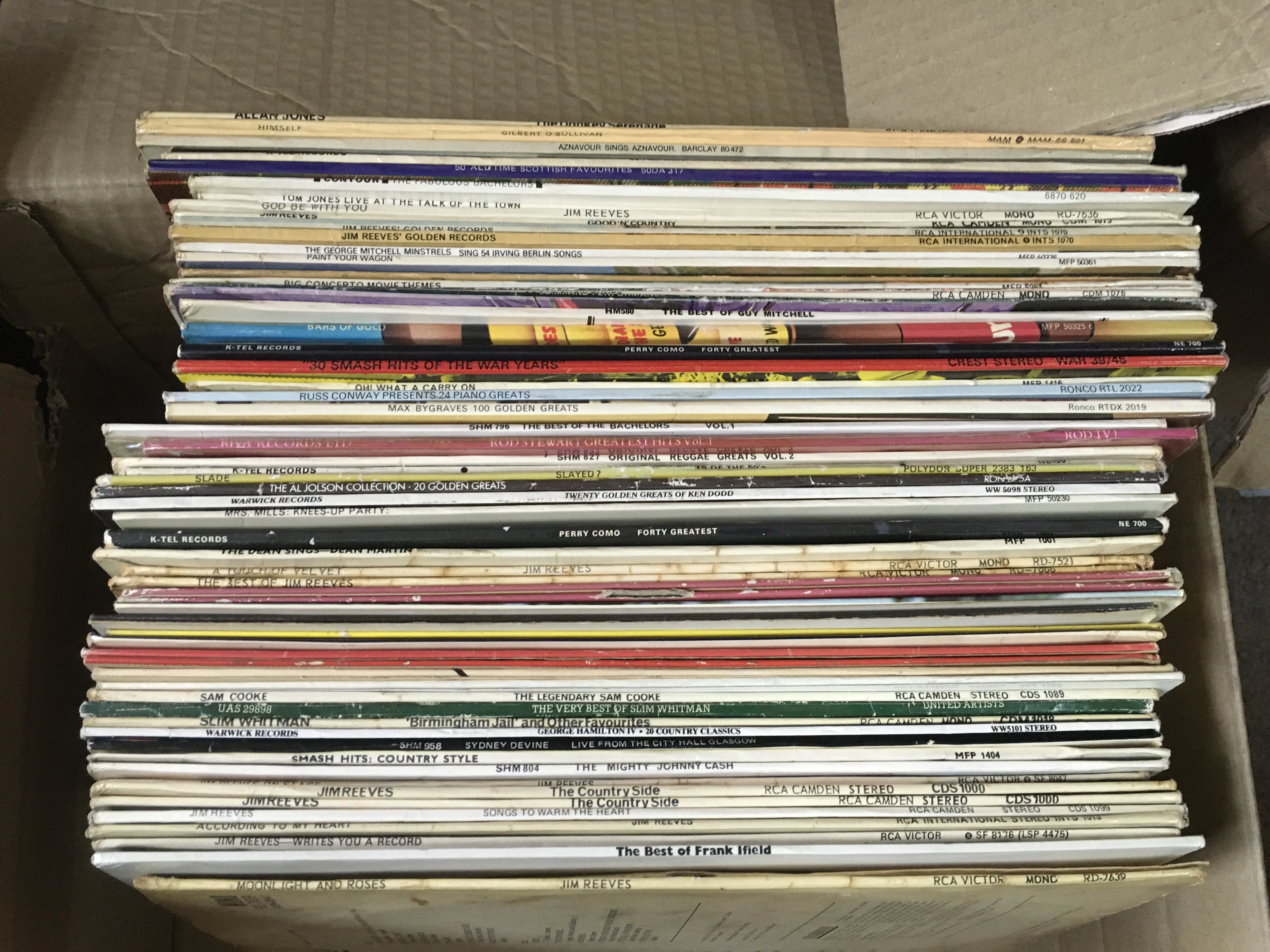 Five boxes of LPs and 12 inch singles by various a