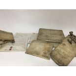 A collection of 18th century and 19th century deed