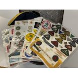 A collection of Scouting ephemera and badges etc.