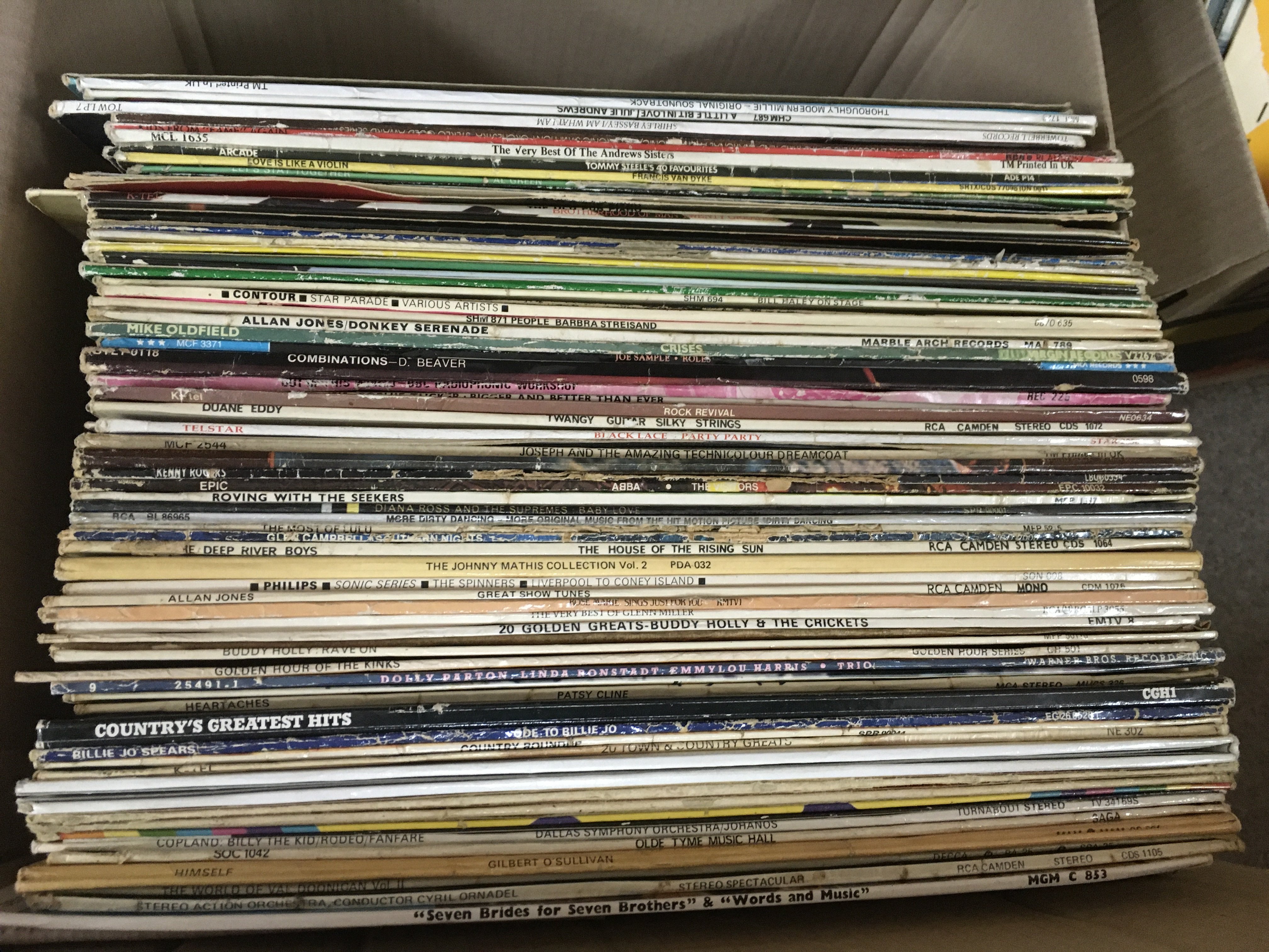 Five boxes of LPs and 12 inch singles by various a - Image 3 of 5