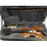 A cased English viola by Gordon Harris, London and