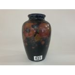 A Moorcroft pottery vase with bulbous form body, P