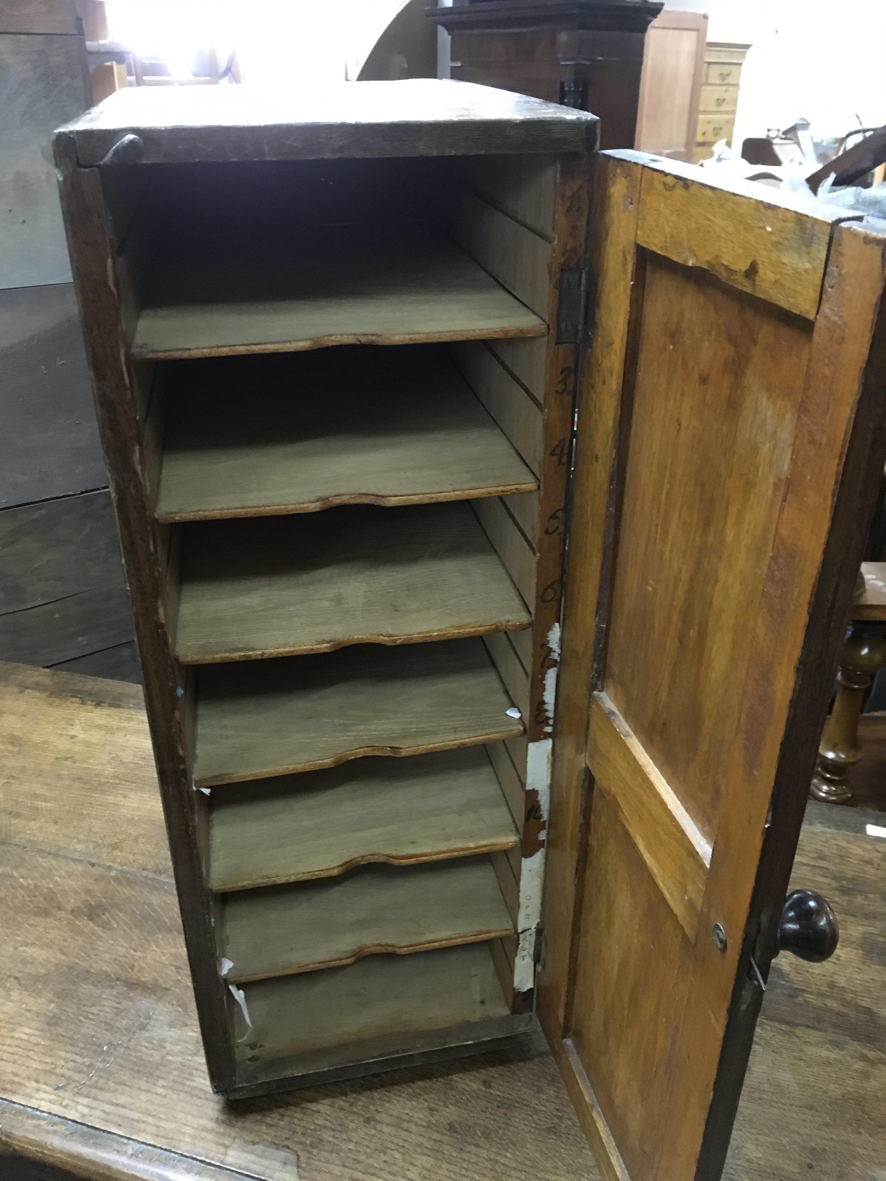 NO RESERVE - An oak chest of drawers together with - Image 2 of 2