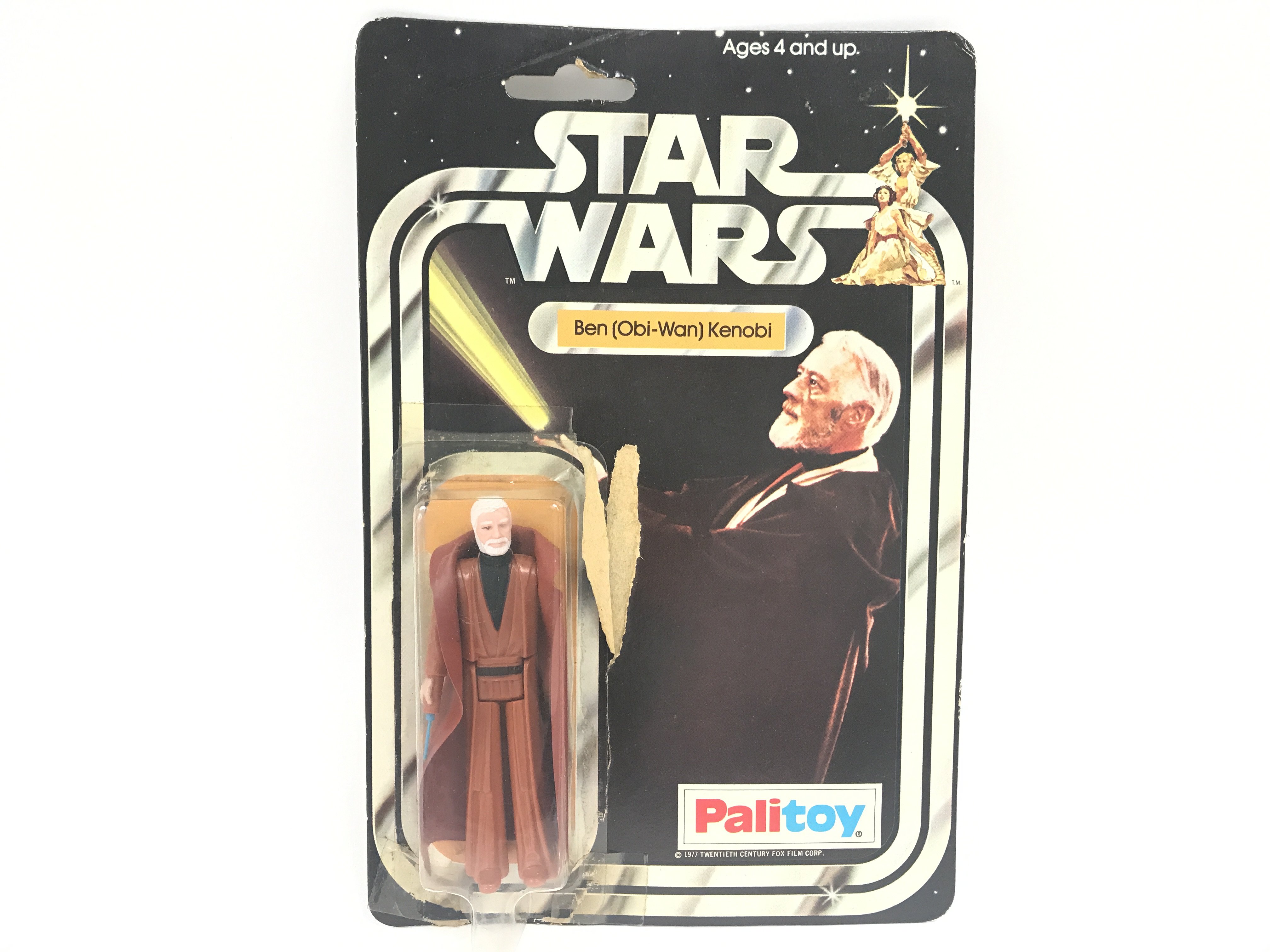 A Vintage Star Wars Palitoy 1977 Carded Ben Obi-Wa