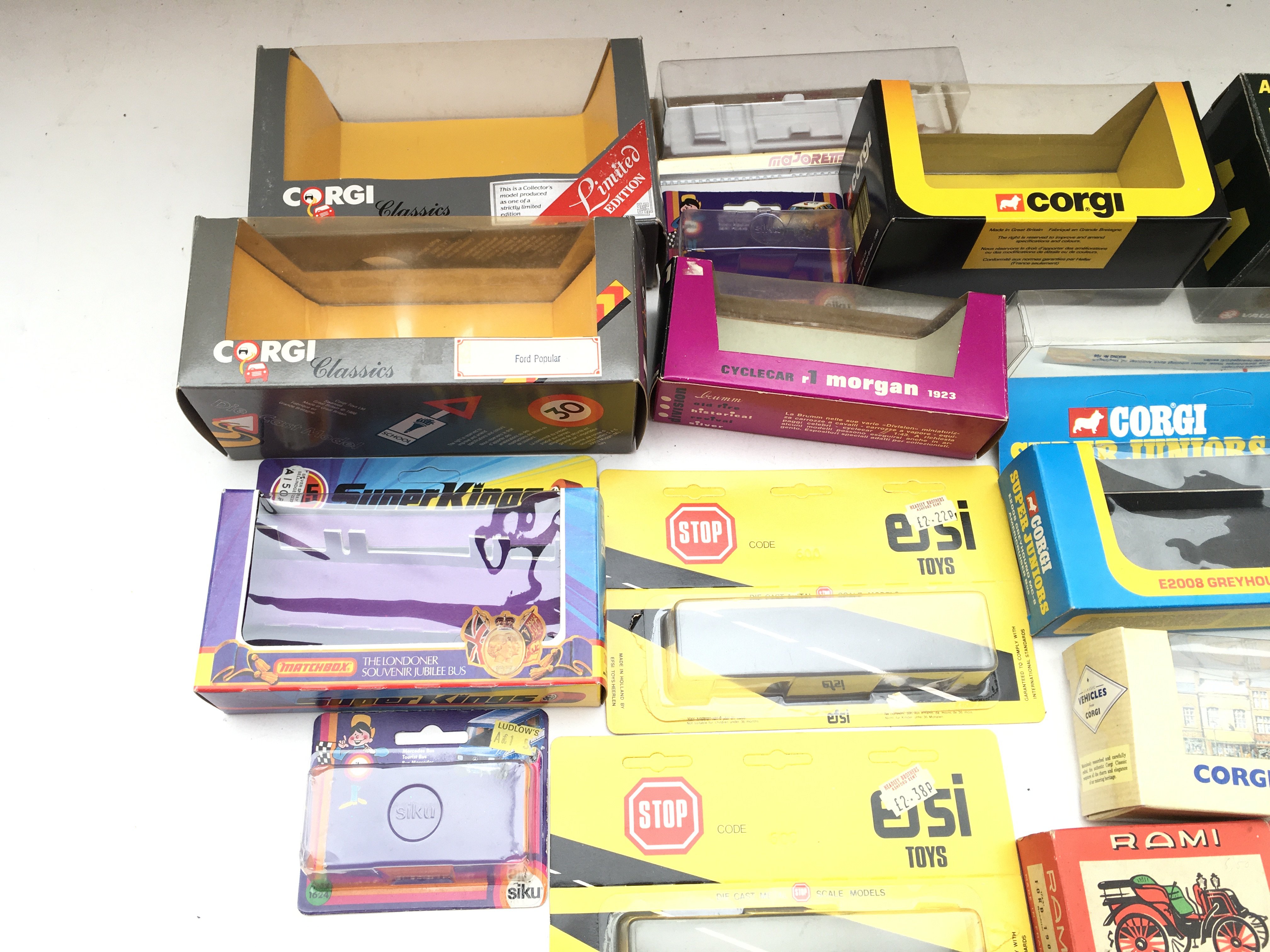 A Collection Of various empty boxes including corg - Image 2 of 3