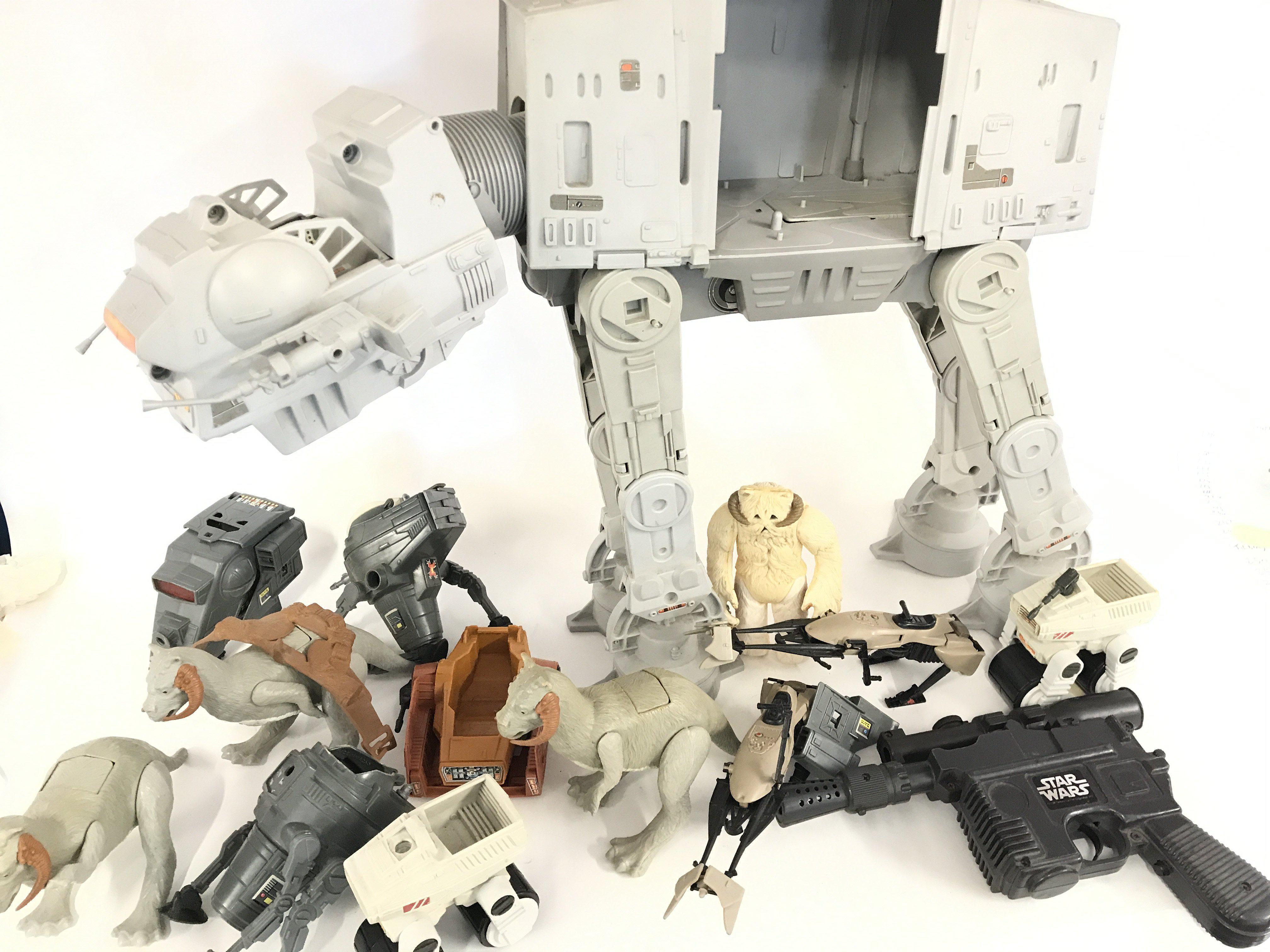 A Collection of Vintage Star Wars Vehicles and a H