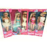 5 X Boxed Barbies including Sun Jewel. Mermaid. Et