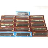 16 x Airfix OO gauge coaches.