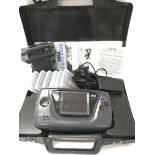 A Sega Game Gear with 6 Games, carry case and T.V