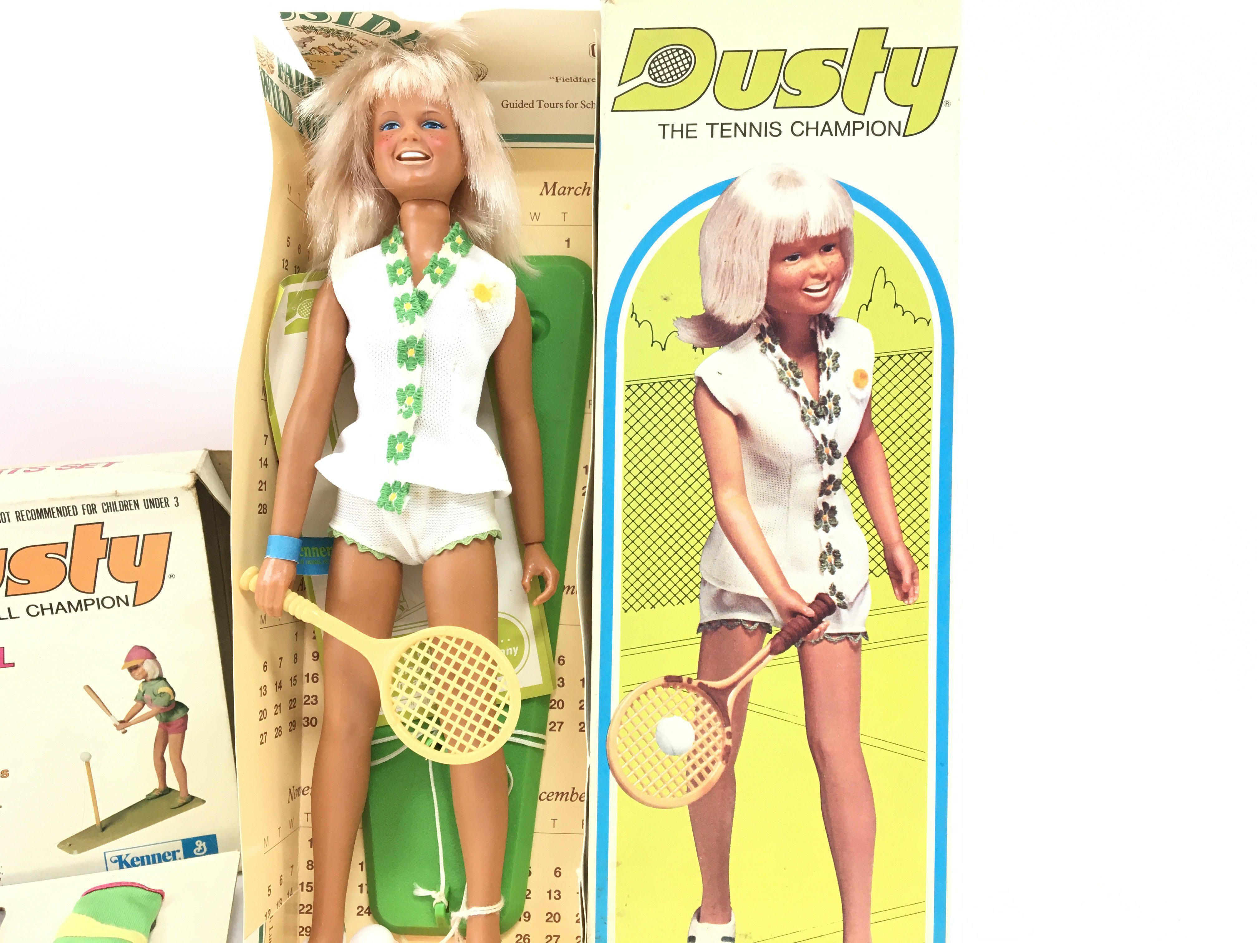 A Boxed Kenner Dusty the Tennis Champion and Softb - Image 3 of 4