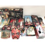 Collection of various Star Wars figures (boxed) an