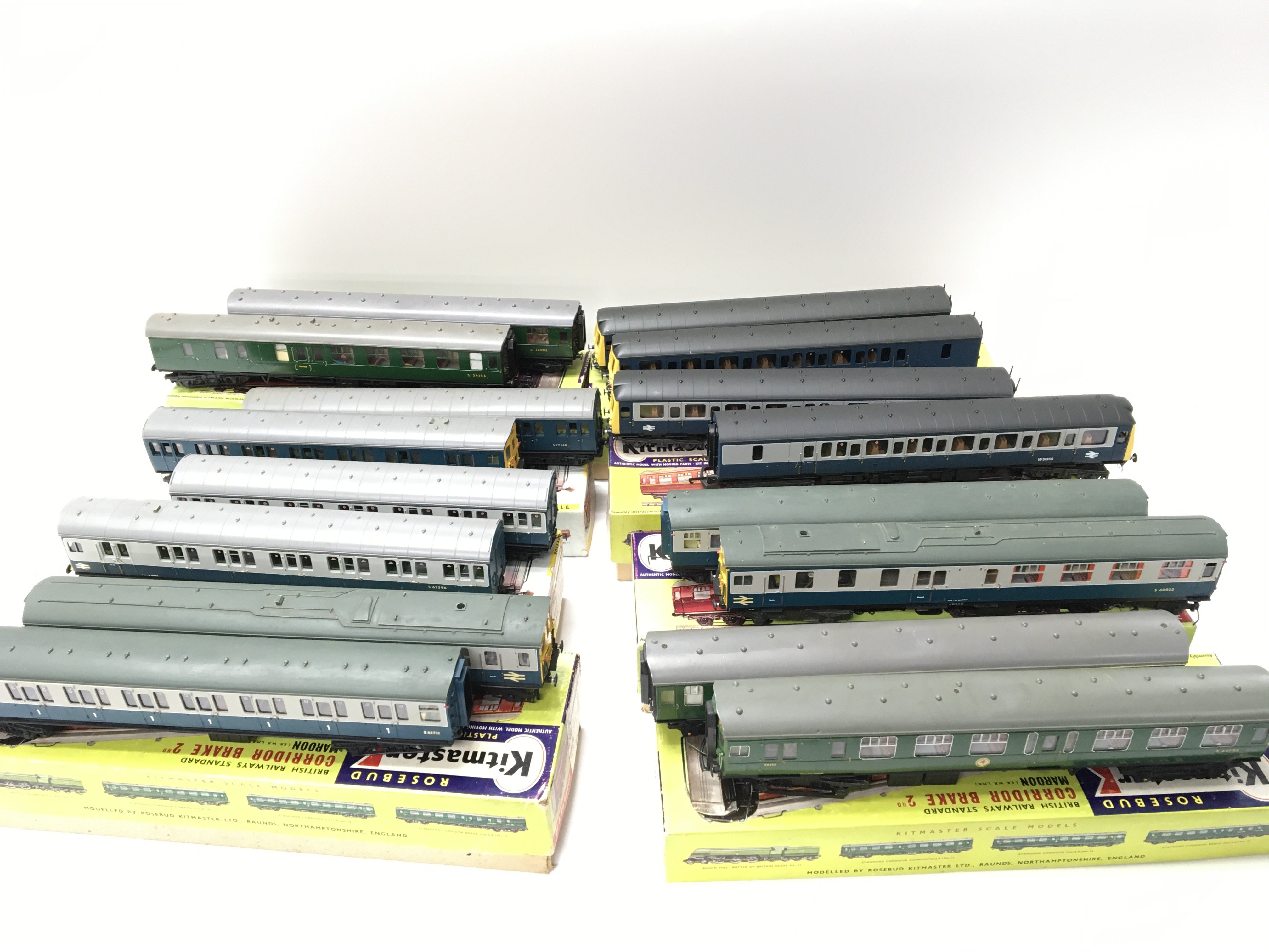 A Containing A Collection Of 00 Gauge Coaches And Locos Including Lima 