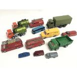 A Collection of Playworn Dinky toys and 3 Matchbox