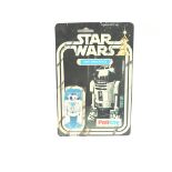 A Vintage Star Wars Palitoy 1977 Carded R2-D2. One