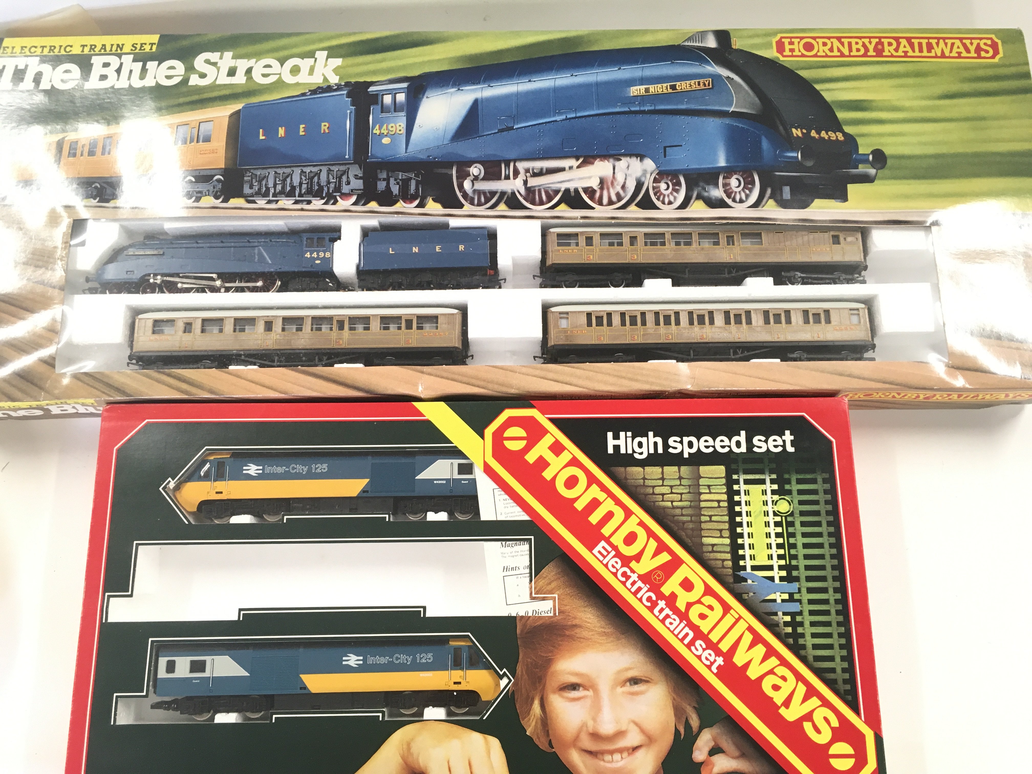 A Hornby Blue Streak set #R.682 and a High Speed S