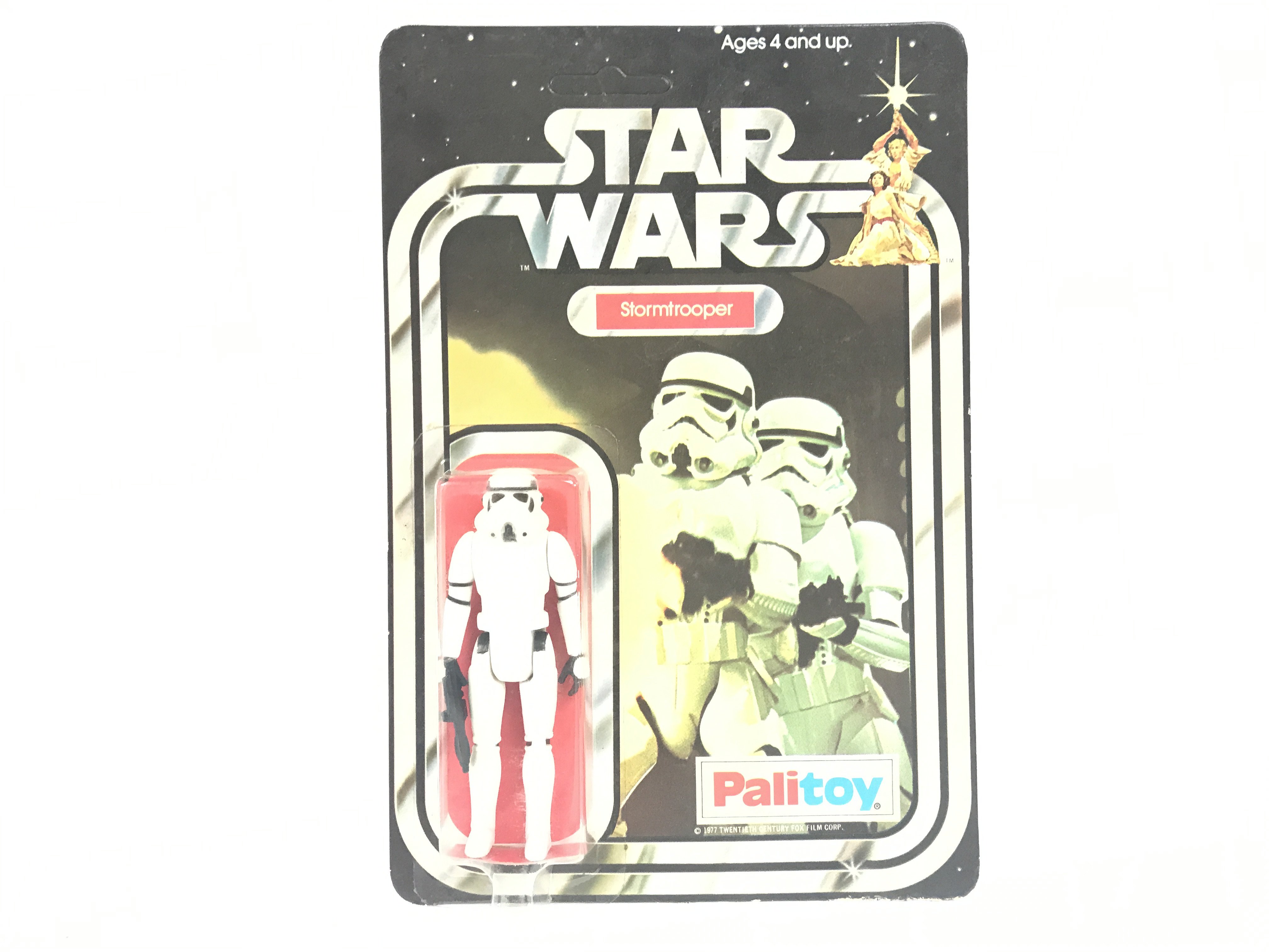 A Vintage Star Wars Palitoy 1977 Carded Stormtroop