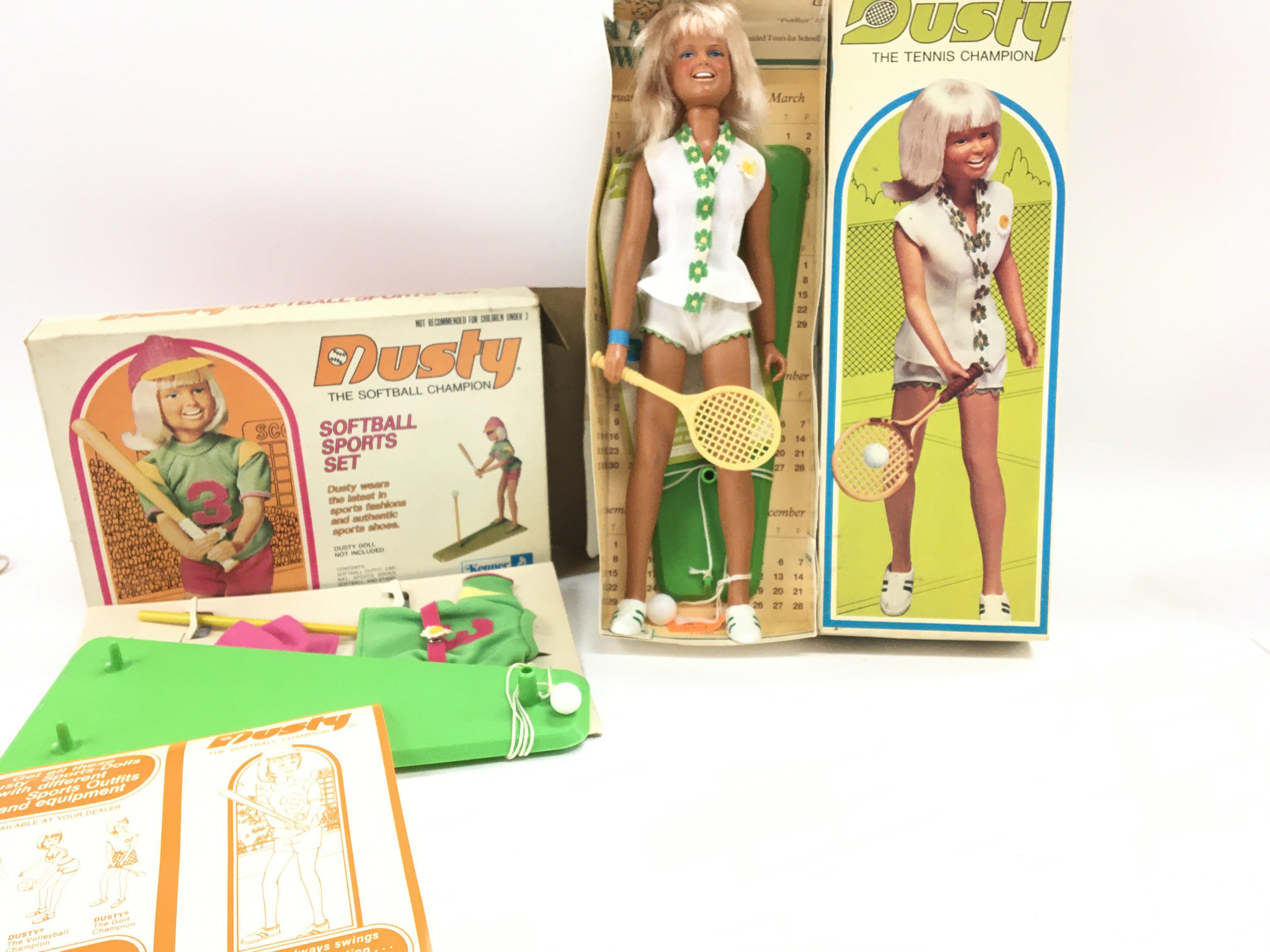 A Boxed Kenner Dusty the Tennis Champion and Softb - Image 2 of 4