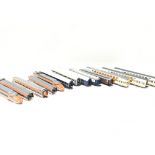 A Collection of 00 Gauge Coaches and Locomotives.