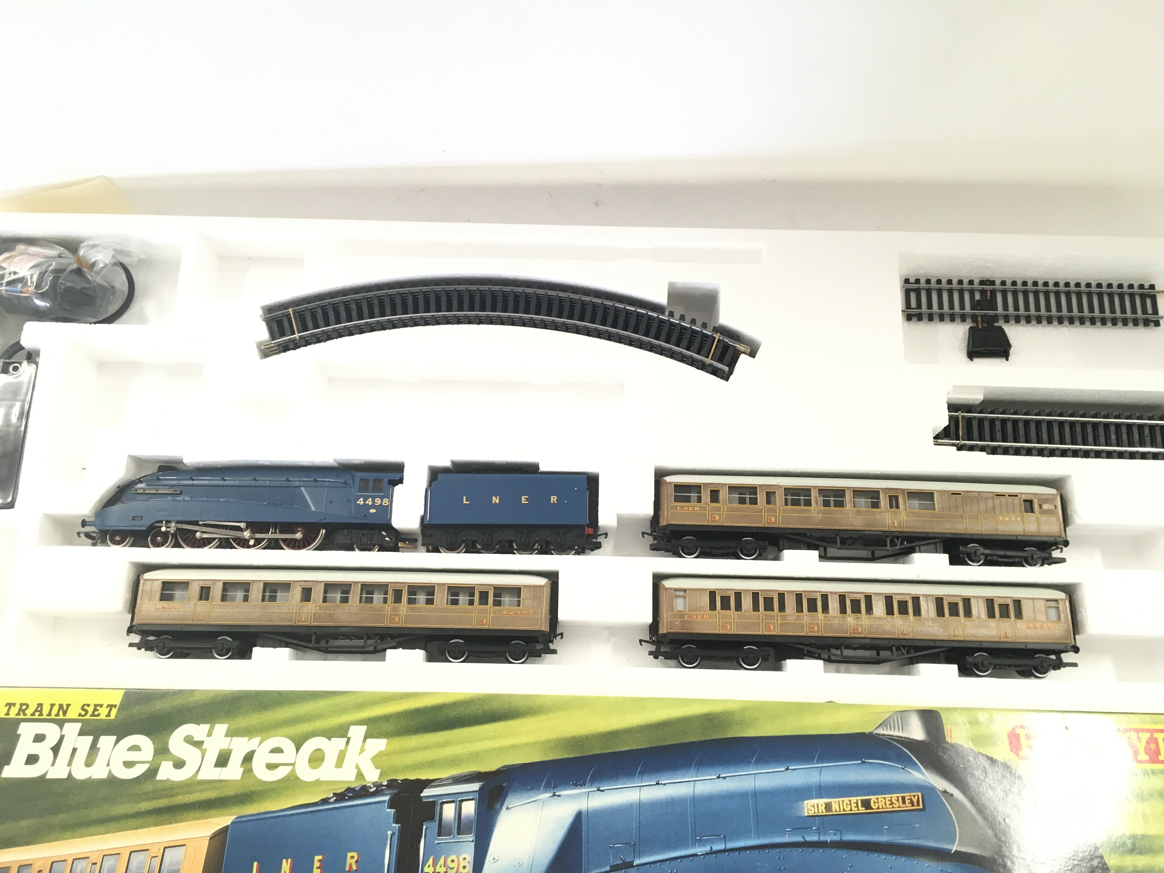 A Hornby Blue Streak set #R.682 and a High Speed S - Image 2 of 3