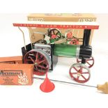 A Boxed Mamod Steam Tractor.