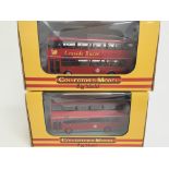 2 X CSM Models Double Decker Buses. Boxed.