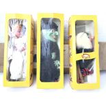 3 X Pelham Puppets and a Puppet Theatre. All boxed