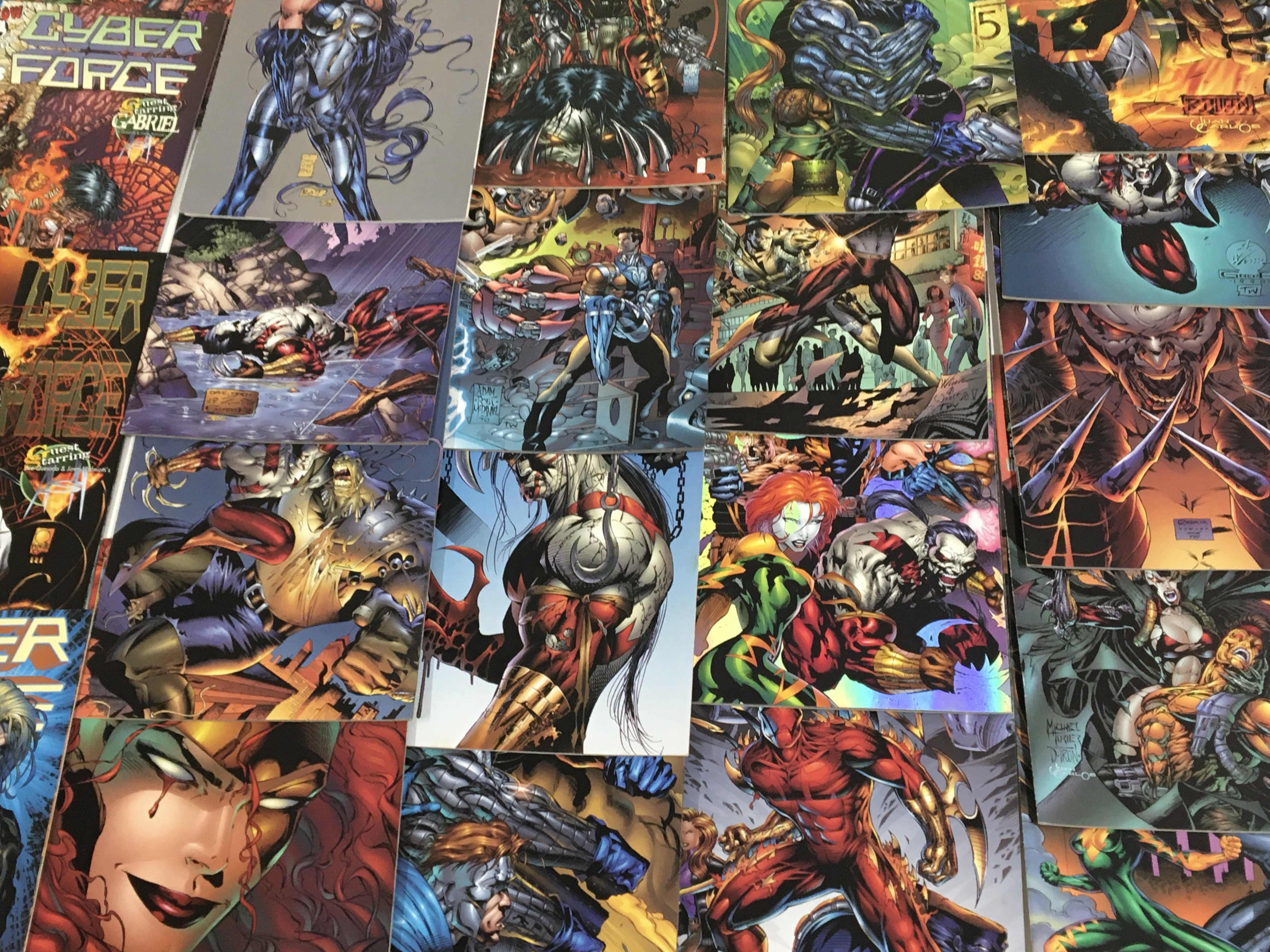 A collection of cyber Force Ballistic and other co