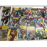 A collection of Marvel Iron Man comics approximate
