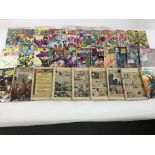 A collection of Marvel, DC and other comics. Inclu