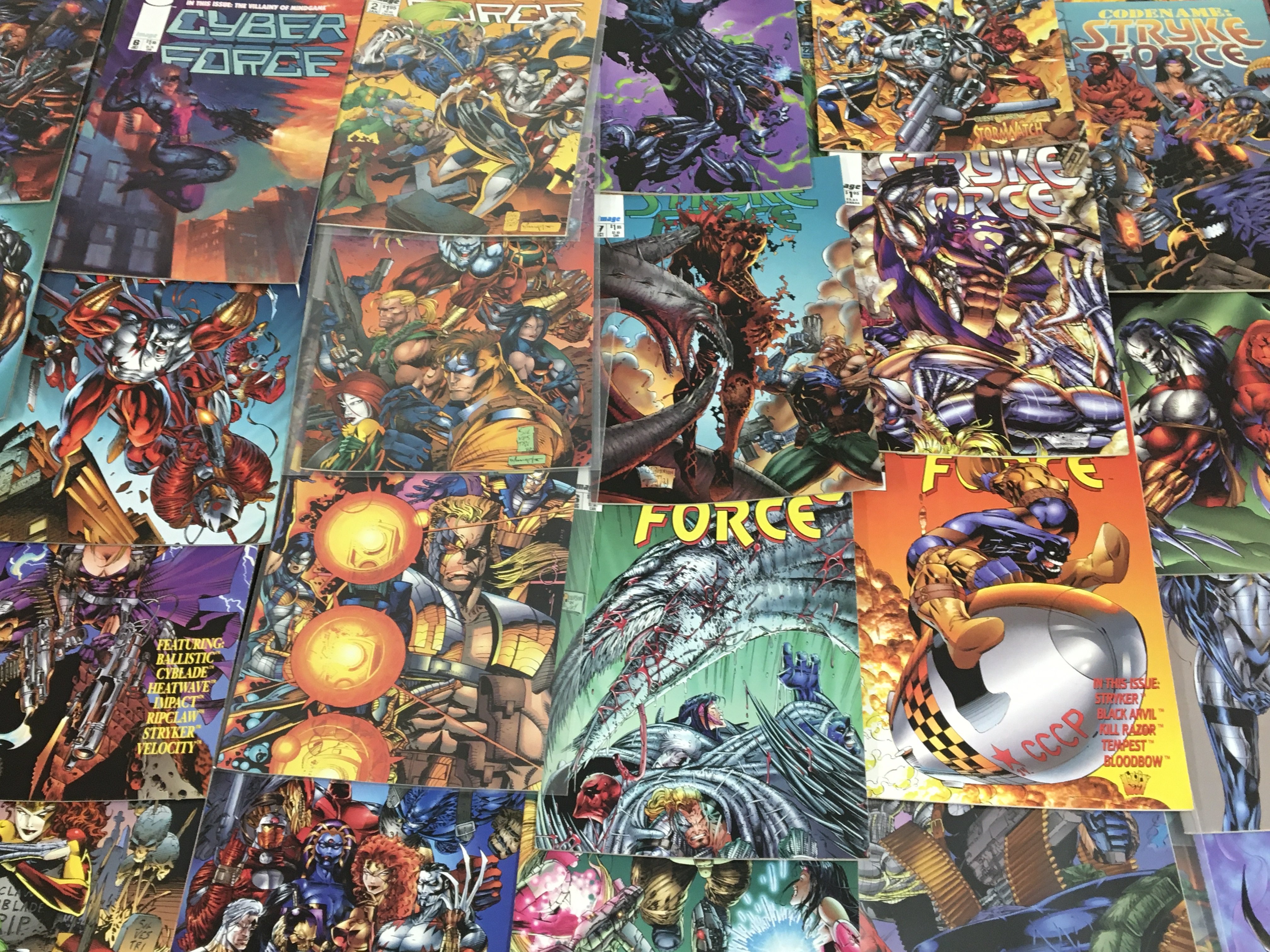 A collection of cyber Force Ballistic and other co - Image 2 of 3